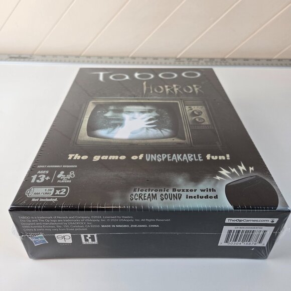 Taboo Horror The Game of UNSPEAKABLE Fun! Electronic Buzzer w/ Scream Sound - Picture 3 of 8